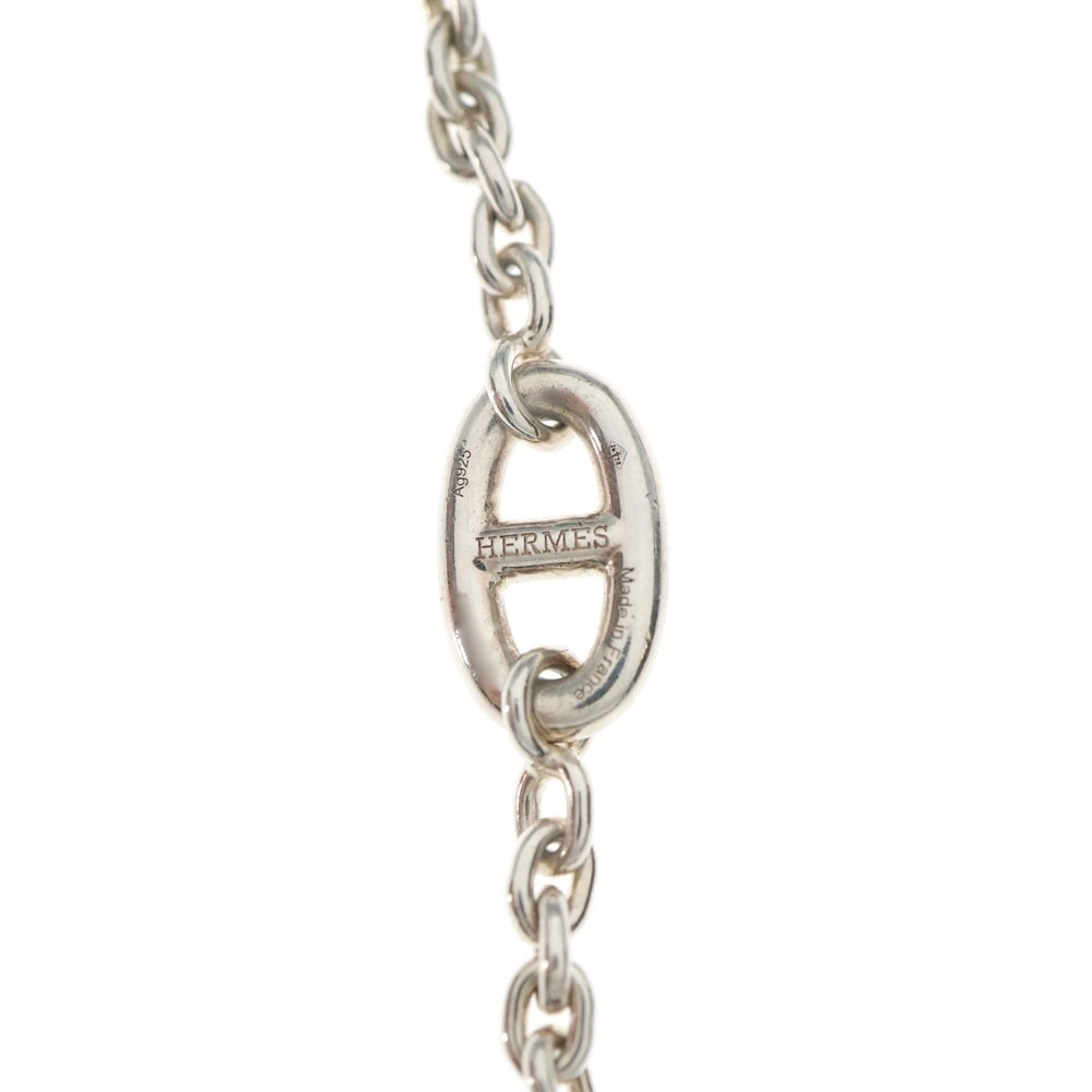 HERMES(エルメス) ファランドール シェーヌダンクル ネックレス ペンダント チェーン シルバー Sv925 98.7g