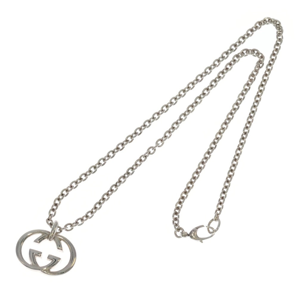 GUCCI(グッチ) GGロゴ ネックレス ペンダント チェーン シルバー Ag925