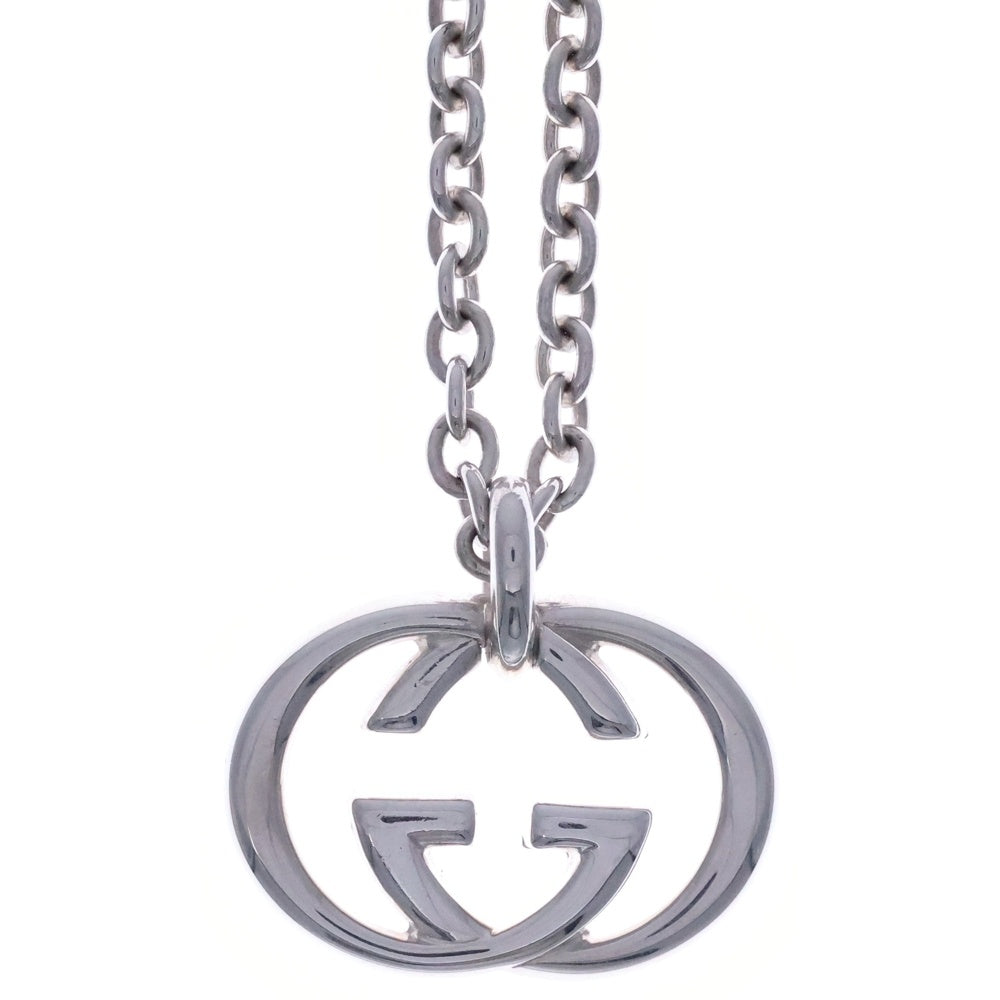 GUCCI(グッチ) GGロゴ ネックレス ペンダント チェーン シルバー Ag925