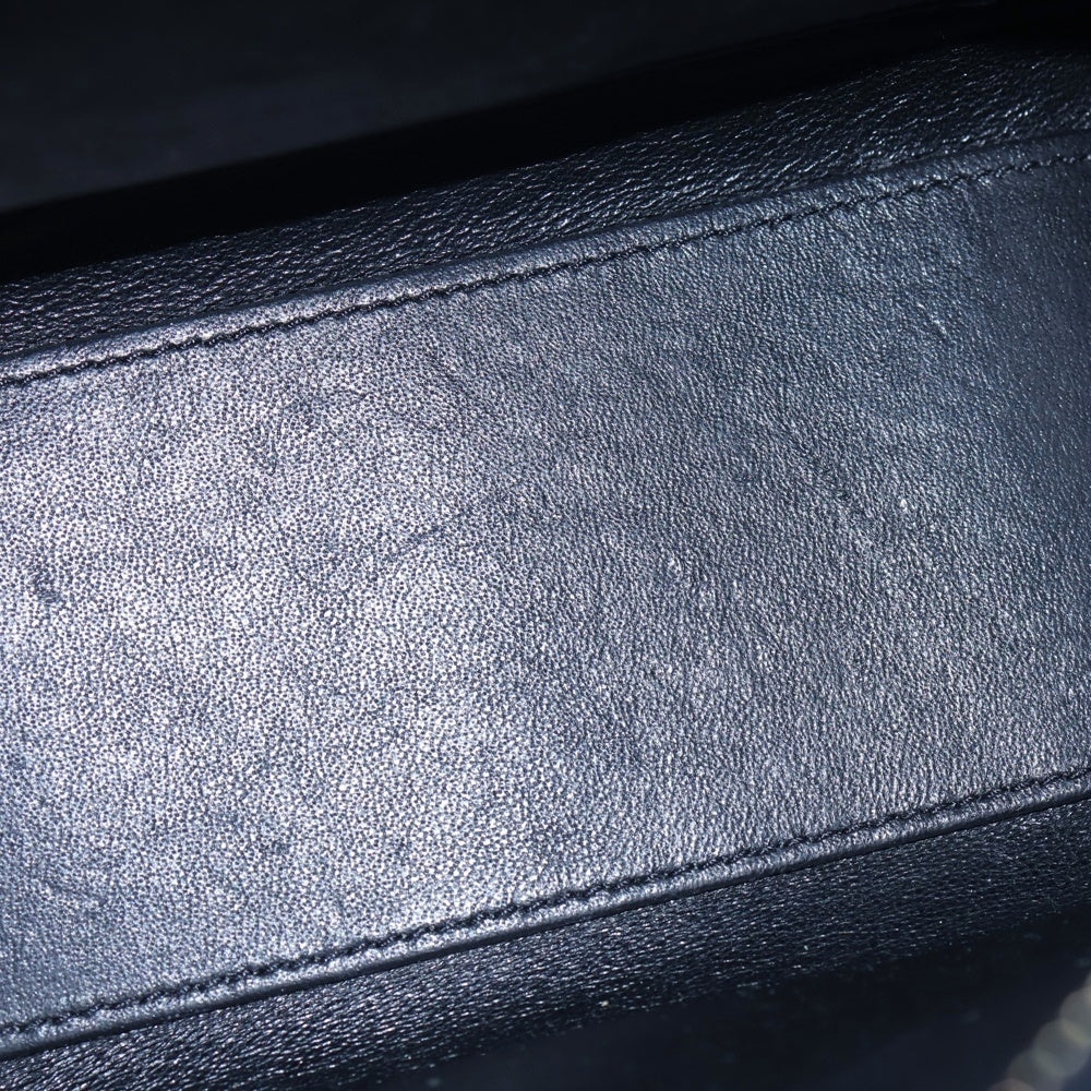 CELINE(セリーヌ) ラゲージ ナノショッパー ハンドバッグ レザー ブラック