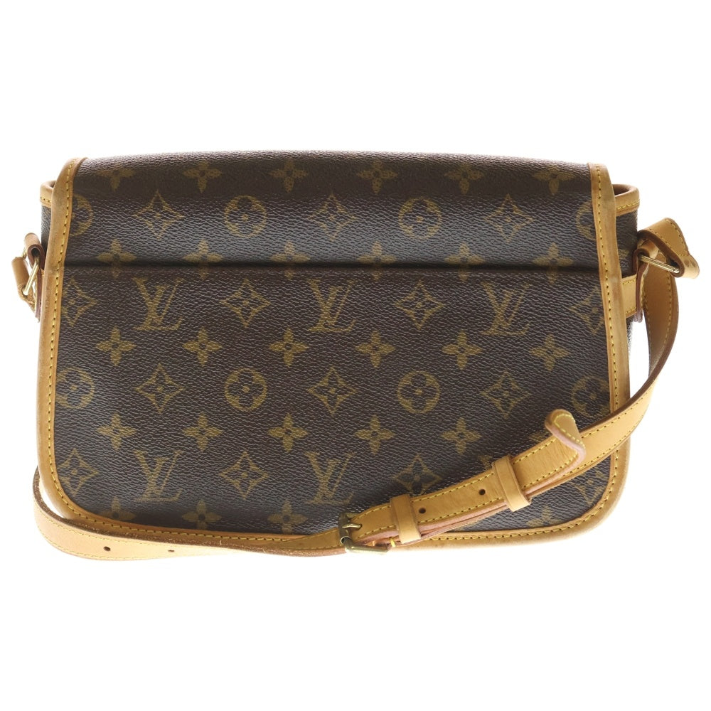 LOUIS VUITTON(ルイヴィトン) モノグラム ソローニュ ショルダーバッグ ショルダーポシェット ブラウン PVC×レザー M42250 ゴールド金具 レディース