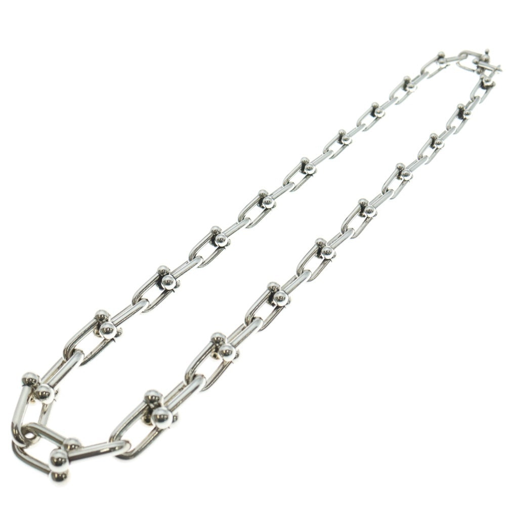 TIFFANY & Co.(ティファニー) ハードウェア グラジュエイテッド ネックレス Ag925 SV シルバー