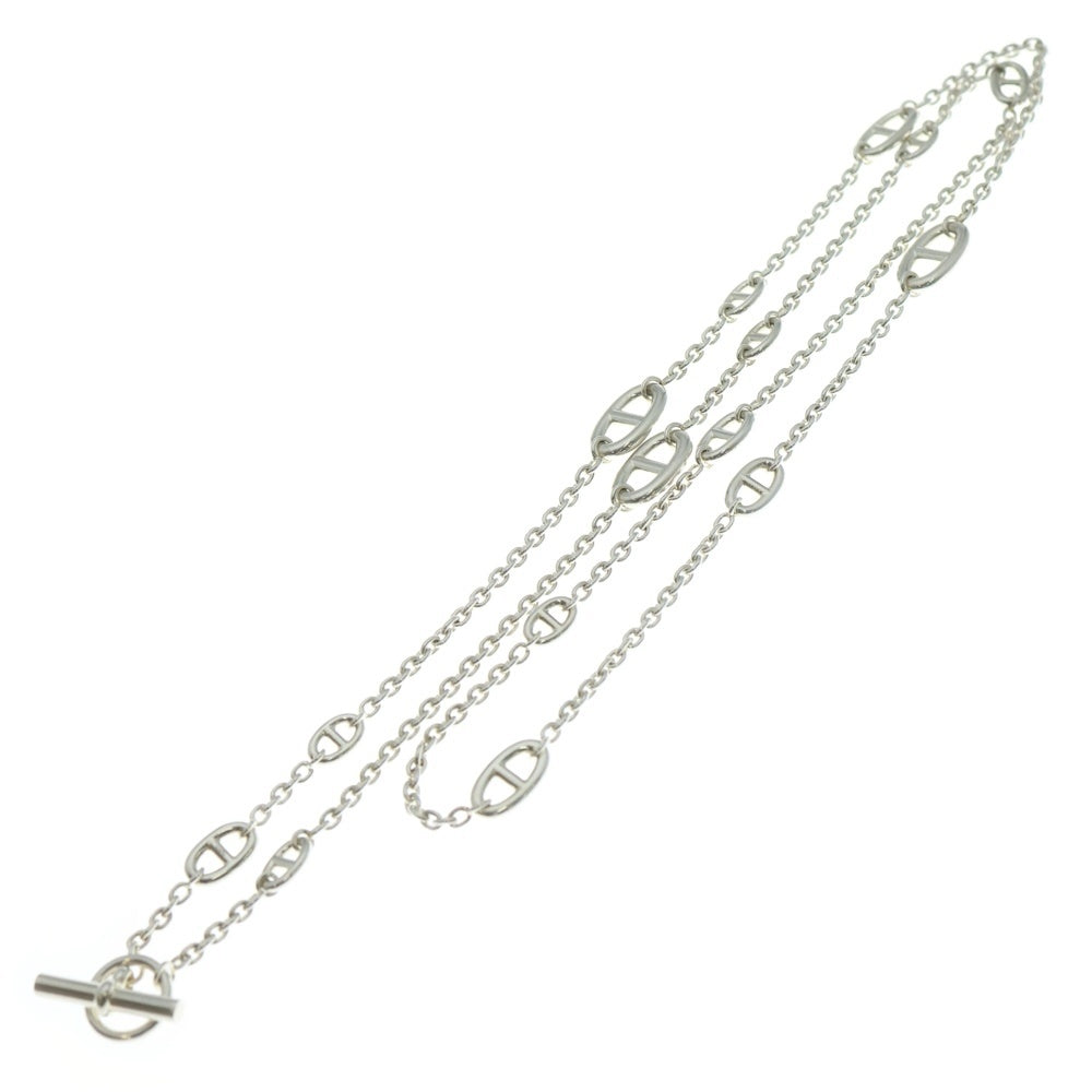 HERMES(エルメス) Chaine d'Ancre シェーヌダンクル ファランドール 120 チェーン ロングネックレス Ag925 SV シルバー