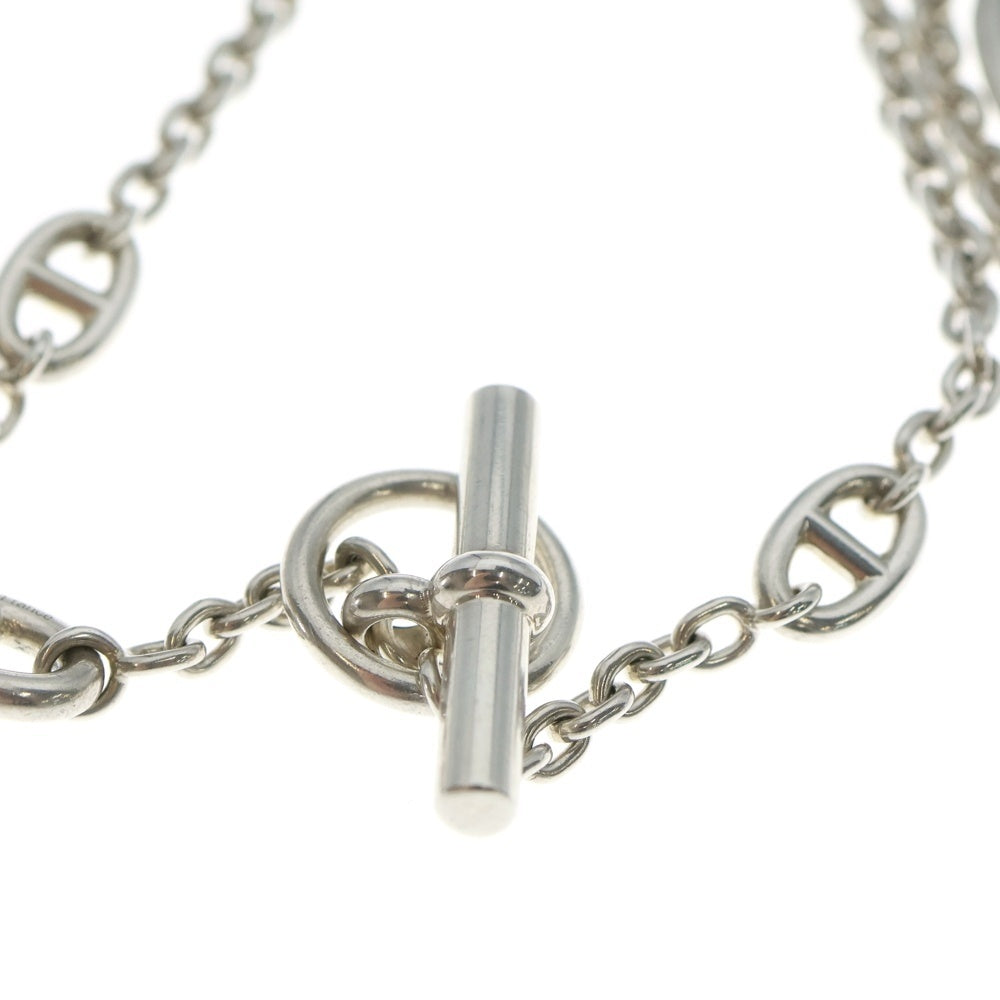 HERMES(エルメス) Chaine d'Ancre シェーヌダンクル ファランドール 120 チェーン ロングネックレス Ag925 SV シルバー