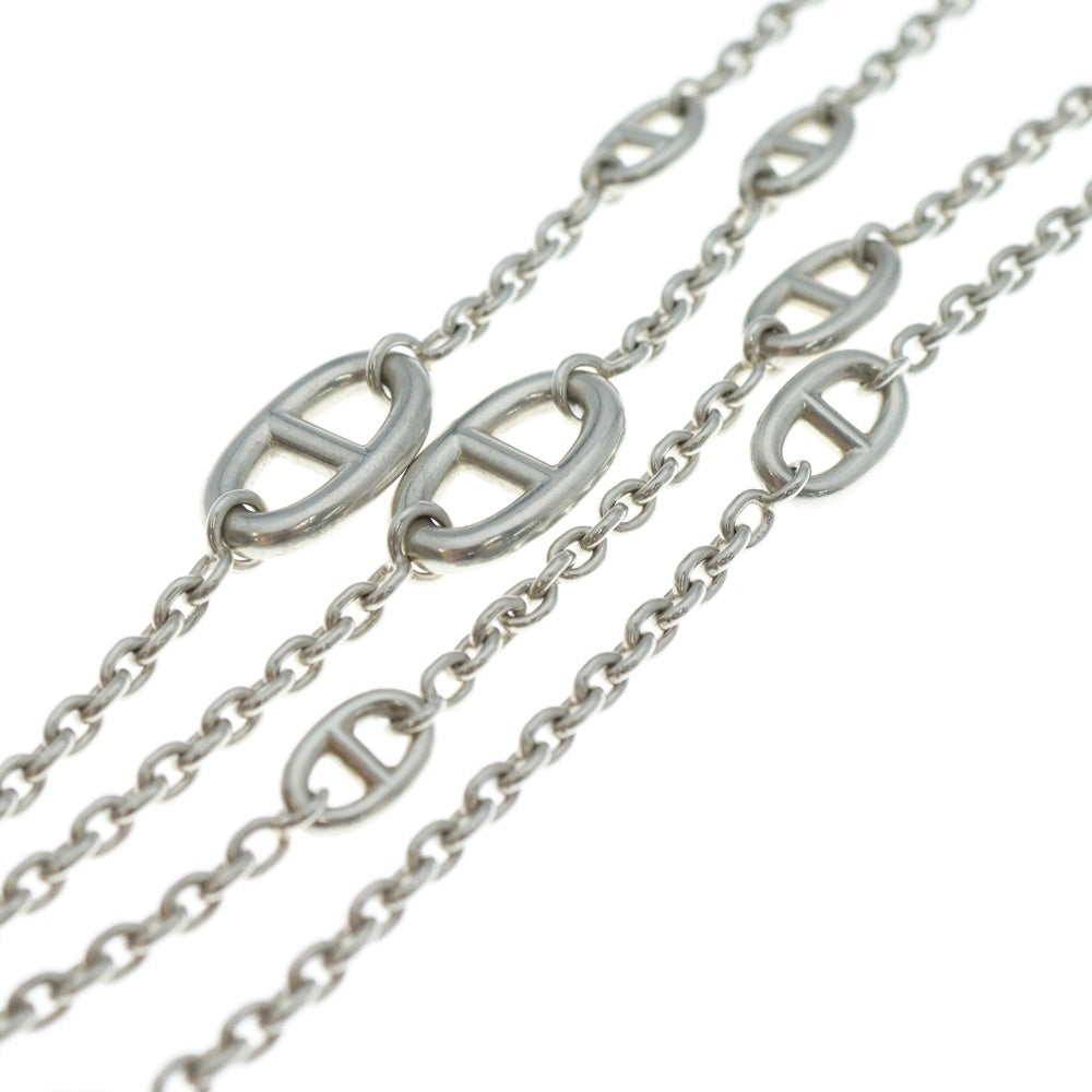 HERMES(エルメス) Chaine d'Ancre シェーヌダンクル ファランドール 120 チェーン ロングネックレス Ag925 SV シルバー