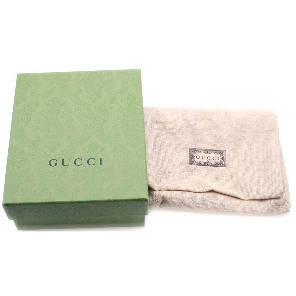 GUCCI(グッチ) ジャッキー GGスプリーム 二つ折り財布 ホワイト PVCレザー 645536 レディース