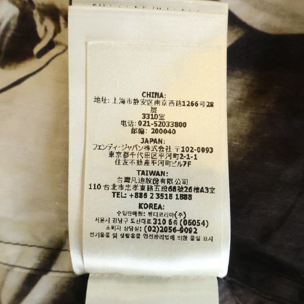 FENDI(フェンディ) ハーフスリーブアロハシャツ マルチ FS1288 12CPZ-24-23