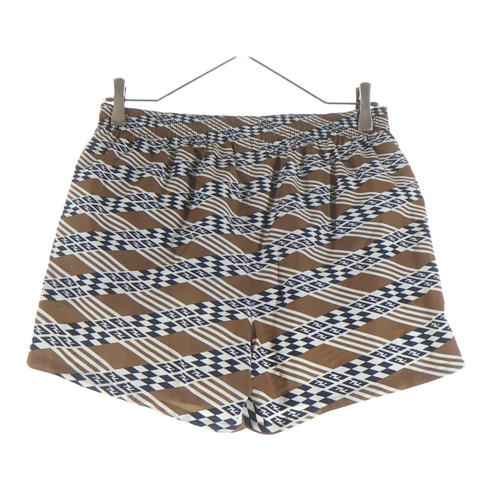 FENDI(フェンディ) ナイロン ショートパンツ ブラウン FXB077 12CPC-24-5