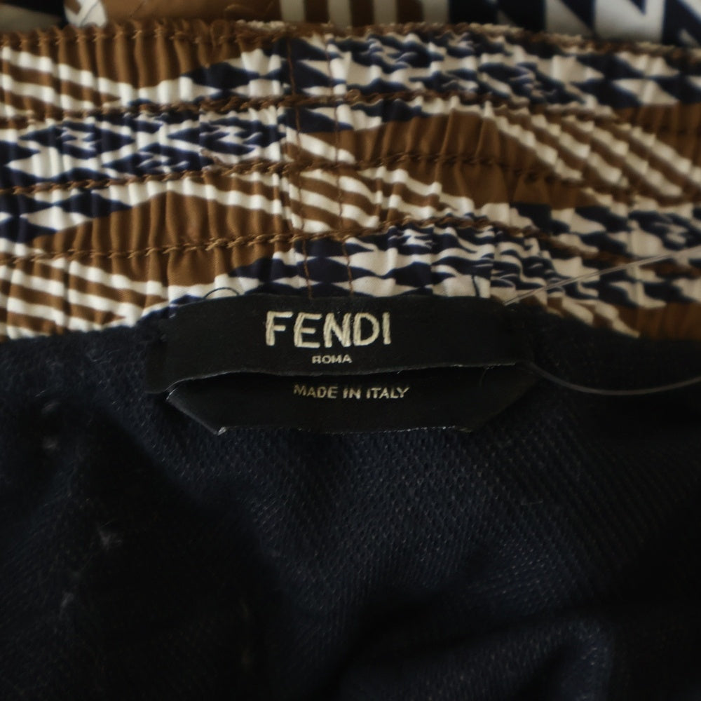 FENDI(フェンディ) ナイロン ショートパンツ ブラウン FXB077 12CPC-24-5