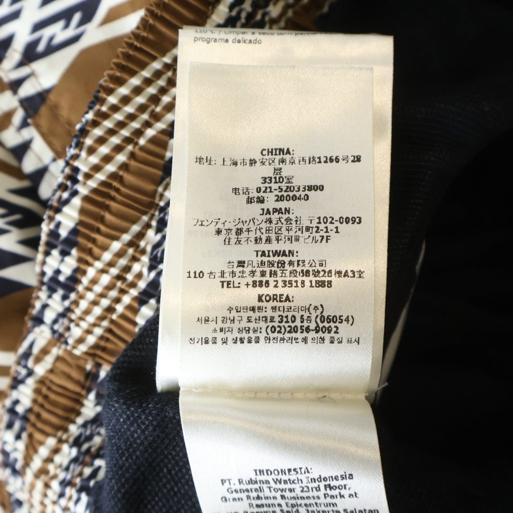 FENDI(フェンディ) ナイロン ショートパンツ ブラウン FXB077 12CPC-24-5