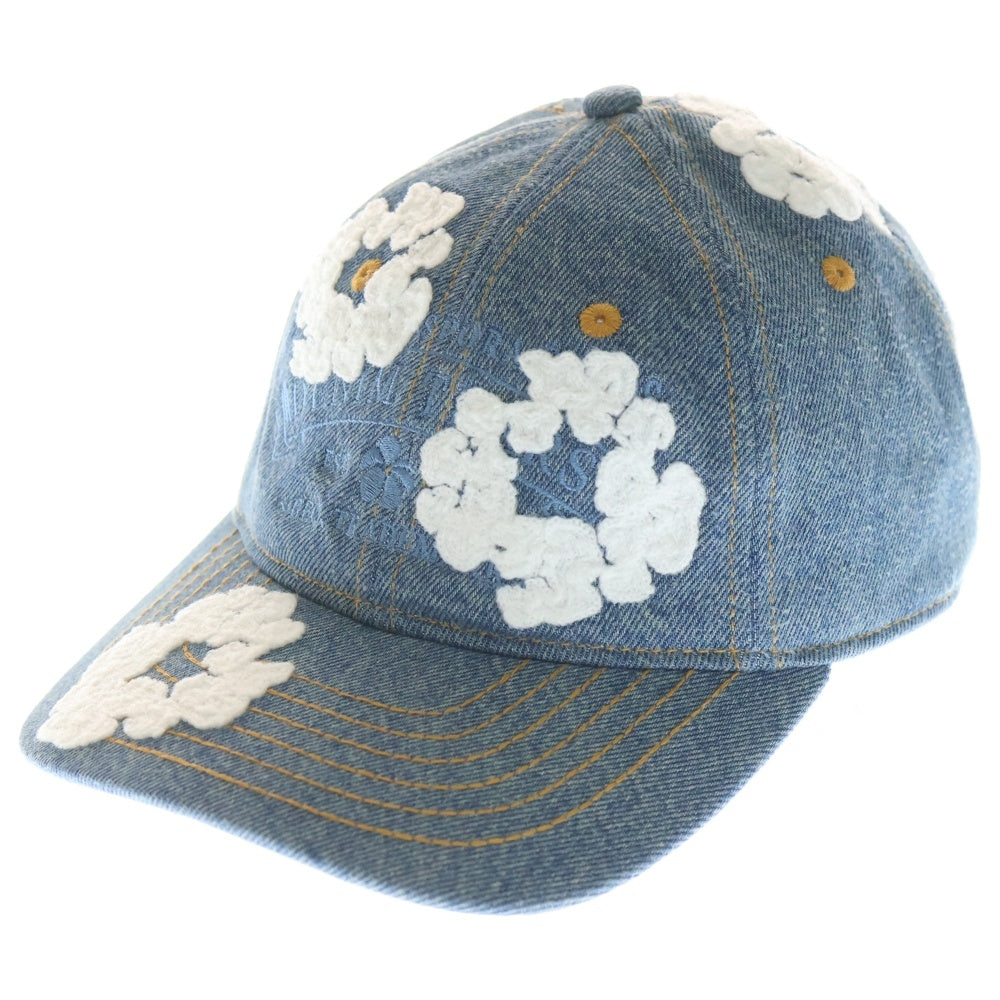 DENIM TEARS(デニムティアーズ) コットンリースデニムキャップ インディゴ