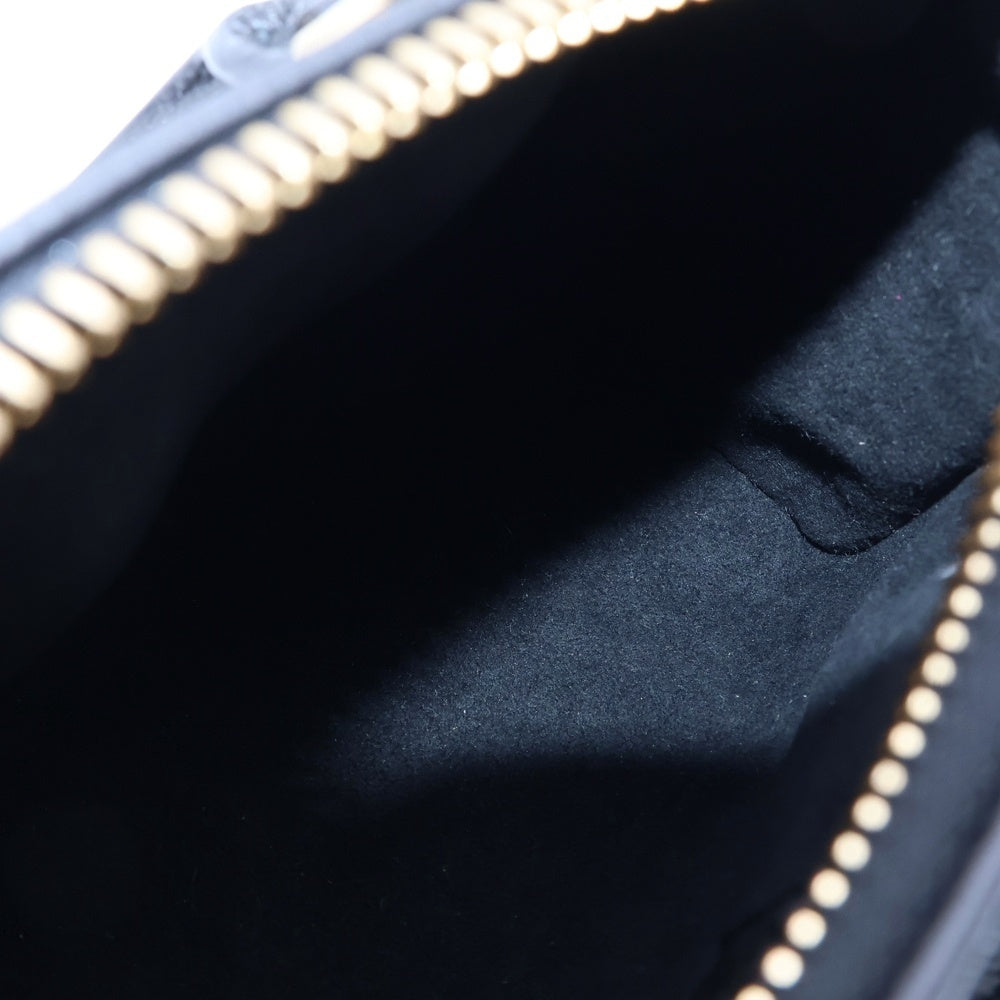 LOUIS VUITTON(ルイヴィトン) モノグラム アンプラント ナノスピーディ 2WAYバッグ ボストンバッグ ショルダーバッグ ミニバッグ ブラック スタッズ レザー M46745 ゴールド金具 レディース