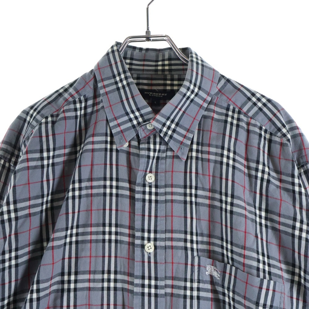 BURBERRY(バーバリー) ノヴァチェック 長袖シャツ グレー