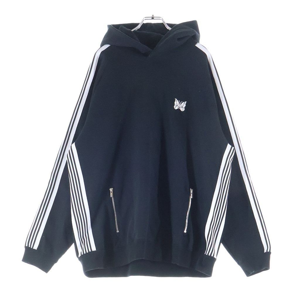 Needles(ニードルス) LHP別注 Track Hoodie トラックフーディ プルオーバーパーカー ブラック PU1623
