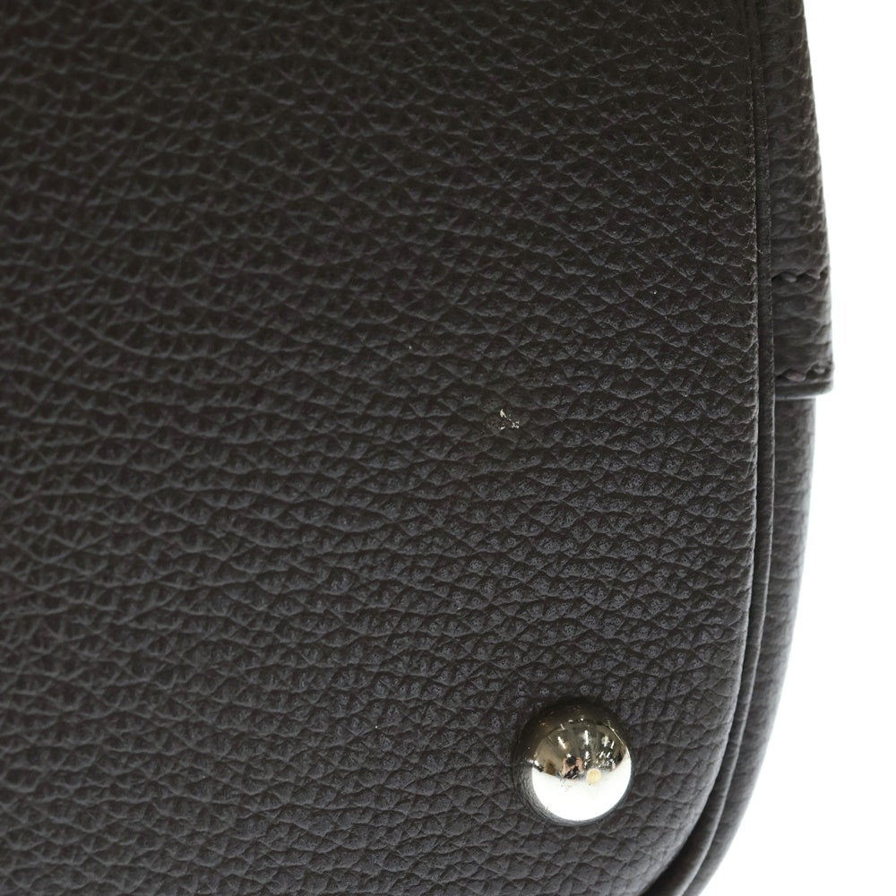 HERMES(エルメス) ボリード35 ハンドバッグ ショルダーバッグ ブラウン レザー □J刻印 シルバー金具 レディース