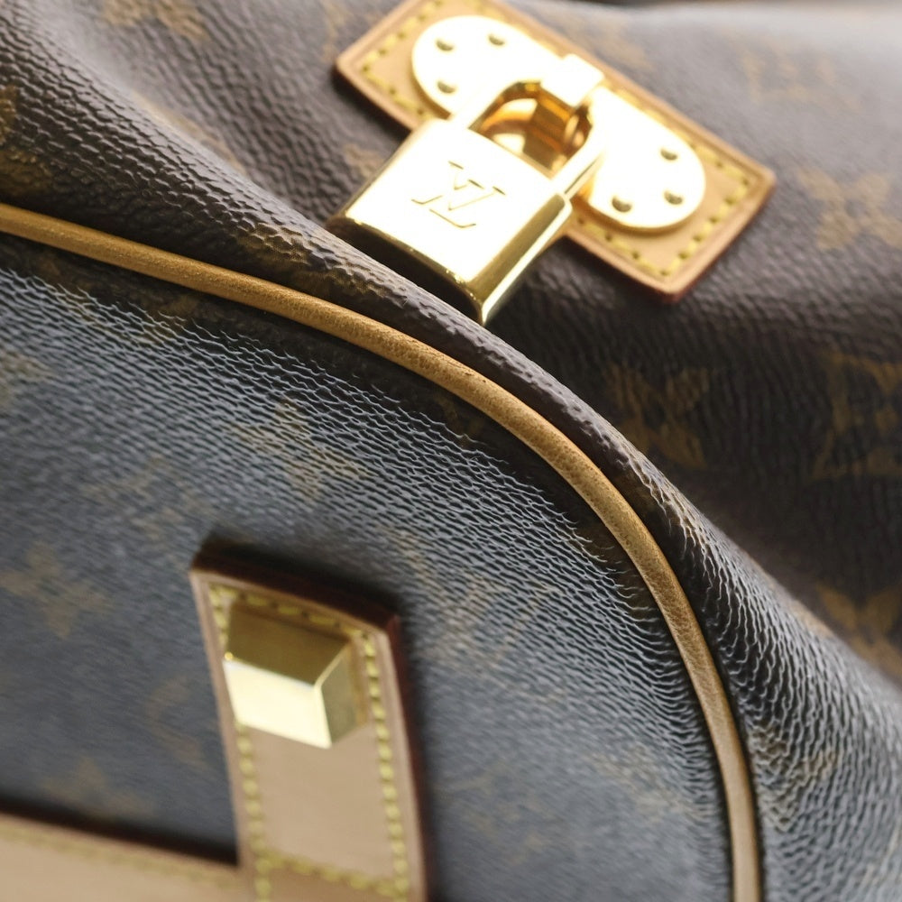 LOUIS VUITTON(ルイヴィトン) モノグラム ネオハンドバッグ ショルダーバッグ ブラウン レザー×PVC M40372 ゴールド金具 レディース