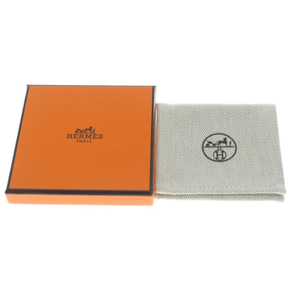 HERMES(エルメス) エルメス グレナン ドゥブルトゥール ブレスレット グレー ピンクゴールド金具 レディース