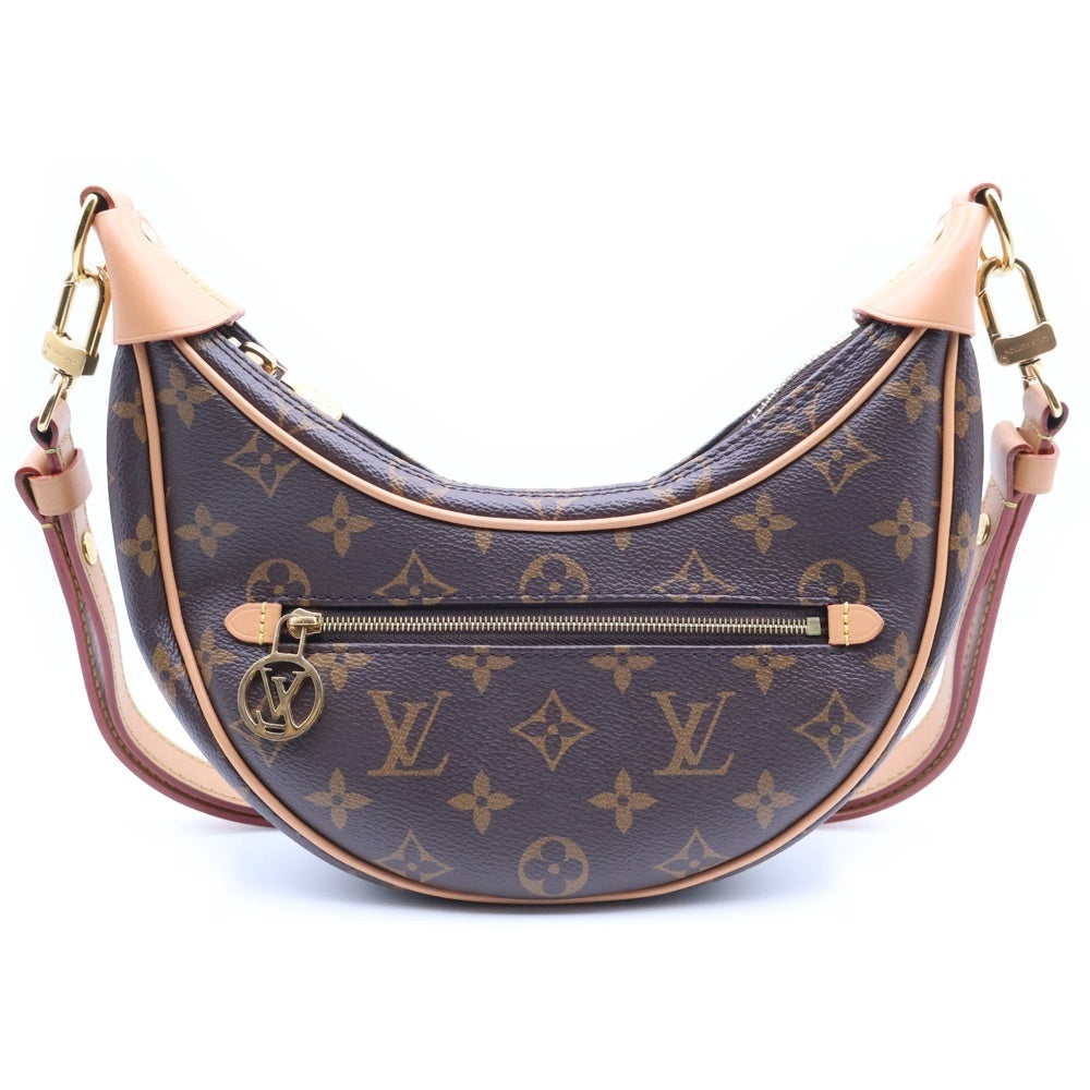 LOUIS VUITTON(ルイヴィトン) モノグラム ループ ショルダーバッグ ミニバッグ レザー ブラウン M81098 レディース