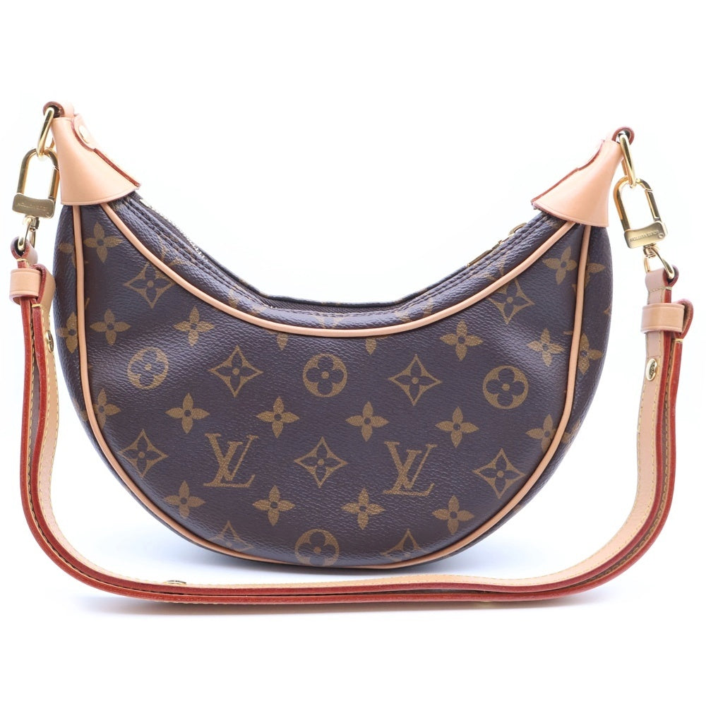 LOUIS VUITTON(ルイヴィトン) モノグラム ループ ショルダーバッグ ミニバッグ レザー ブラウン M81098 レディース