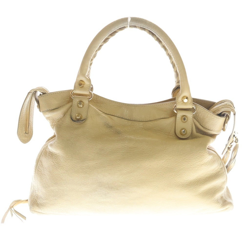 BALENCIAGA(バレンシアガ) ルシティ スモール 2WAYバッグ ハンドバッグ ショルダーバッグ ベージュ レザー ゴールド金具