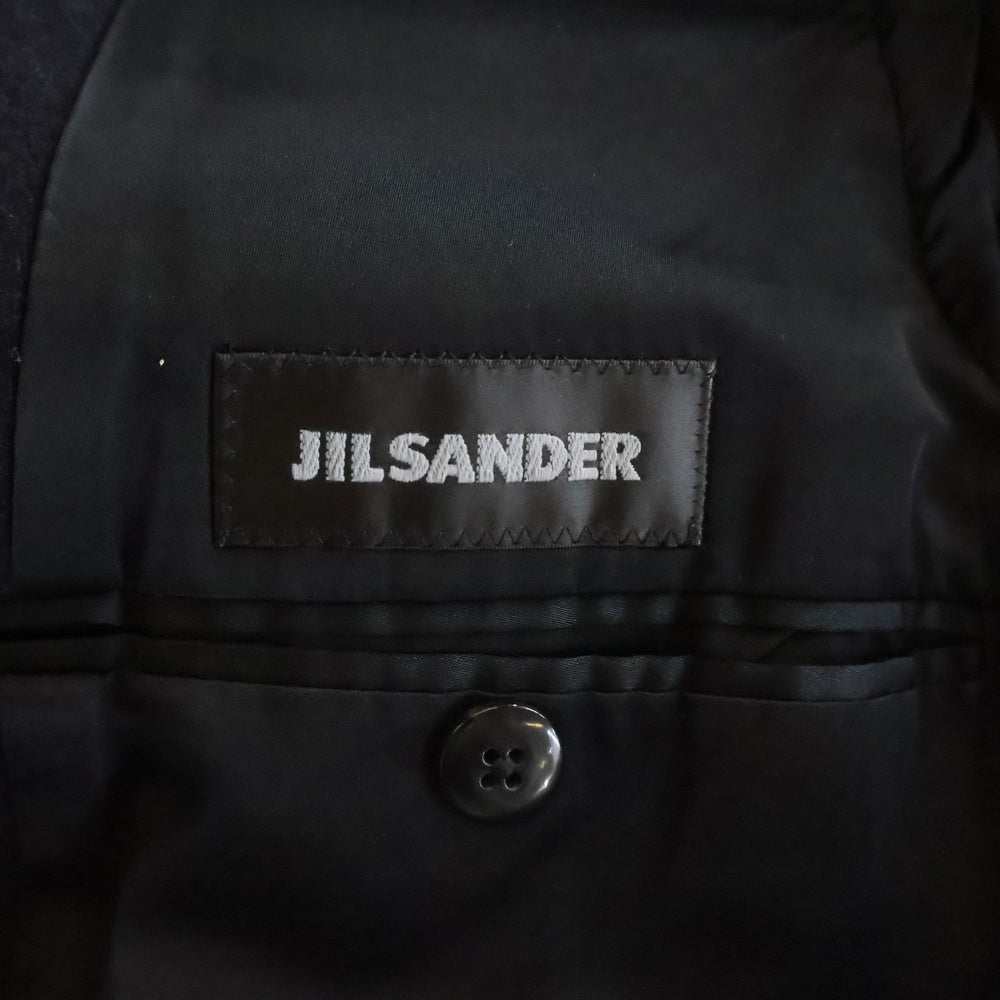 JIL SANDER(ジルサンダー) ダブルフェイスウールチェスターコート ダークネイビー