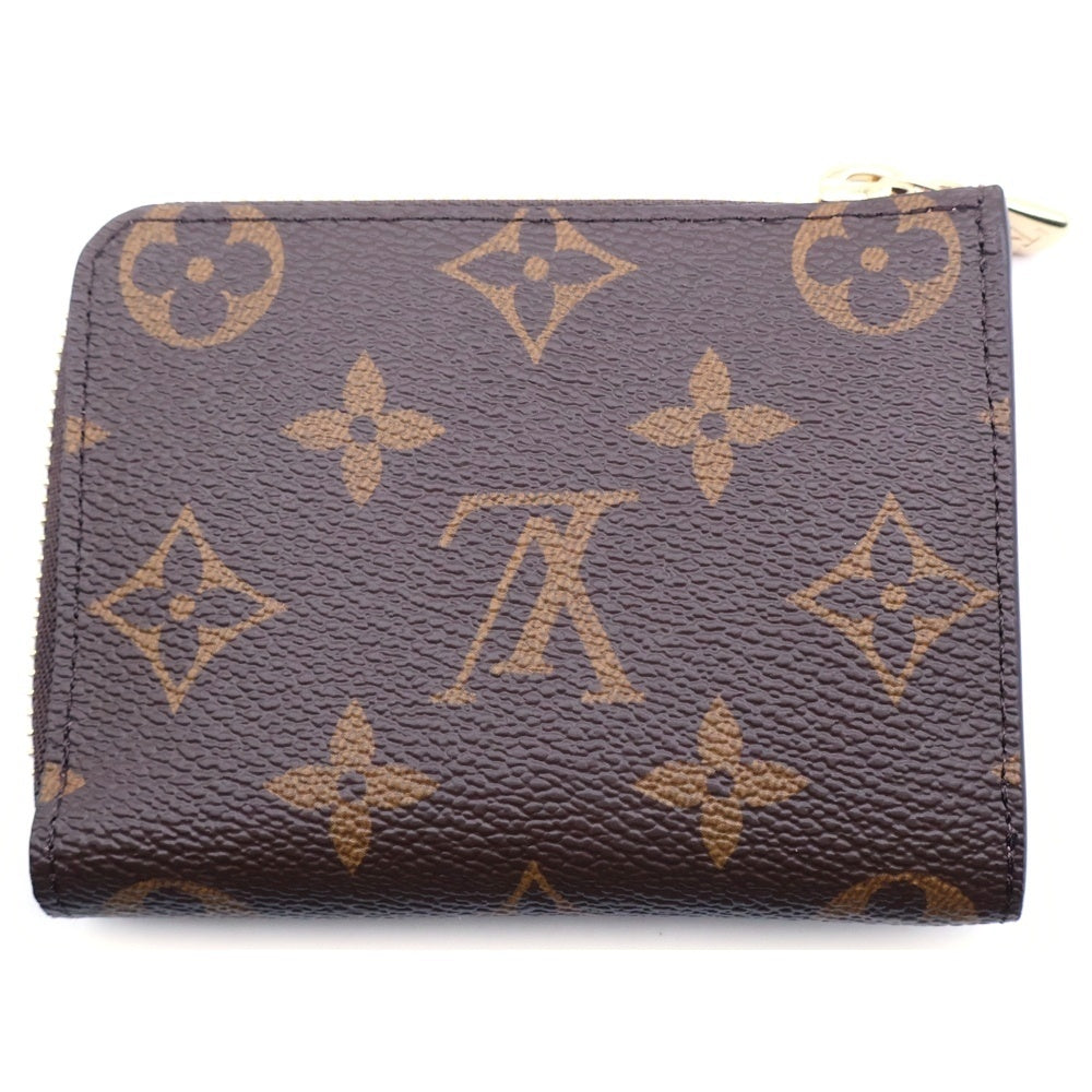 LOUIS VUITTON(ルイヴィトン) モノグラム ポルトフォイユ・ノア コンパクトウォレット 財布 コインケース ブラウン×ピンク M25698 ゴールド金具 レディース