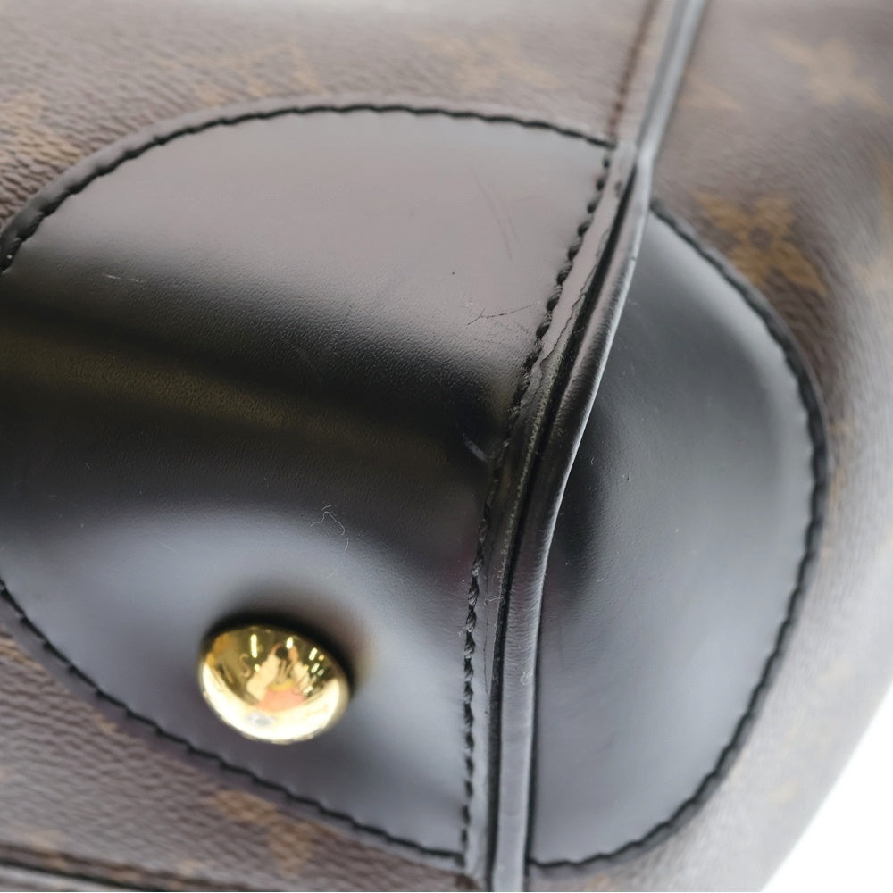 LOUIS VUITTON(ルイヴィトン) モノグラム フェニックスPM 2WAYバッグ ハンドバッグ トートバッグ ショルダーバッグ ブラック×ブラウン レザー×PVC M41538 ゴールド金具 レディース