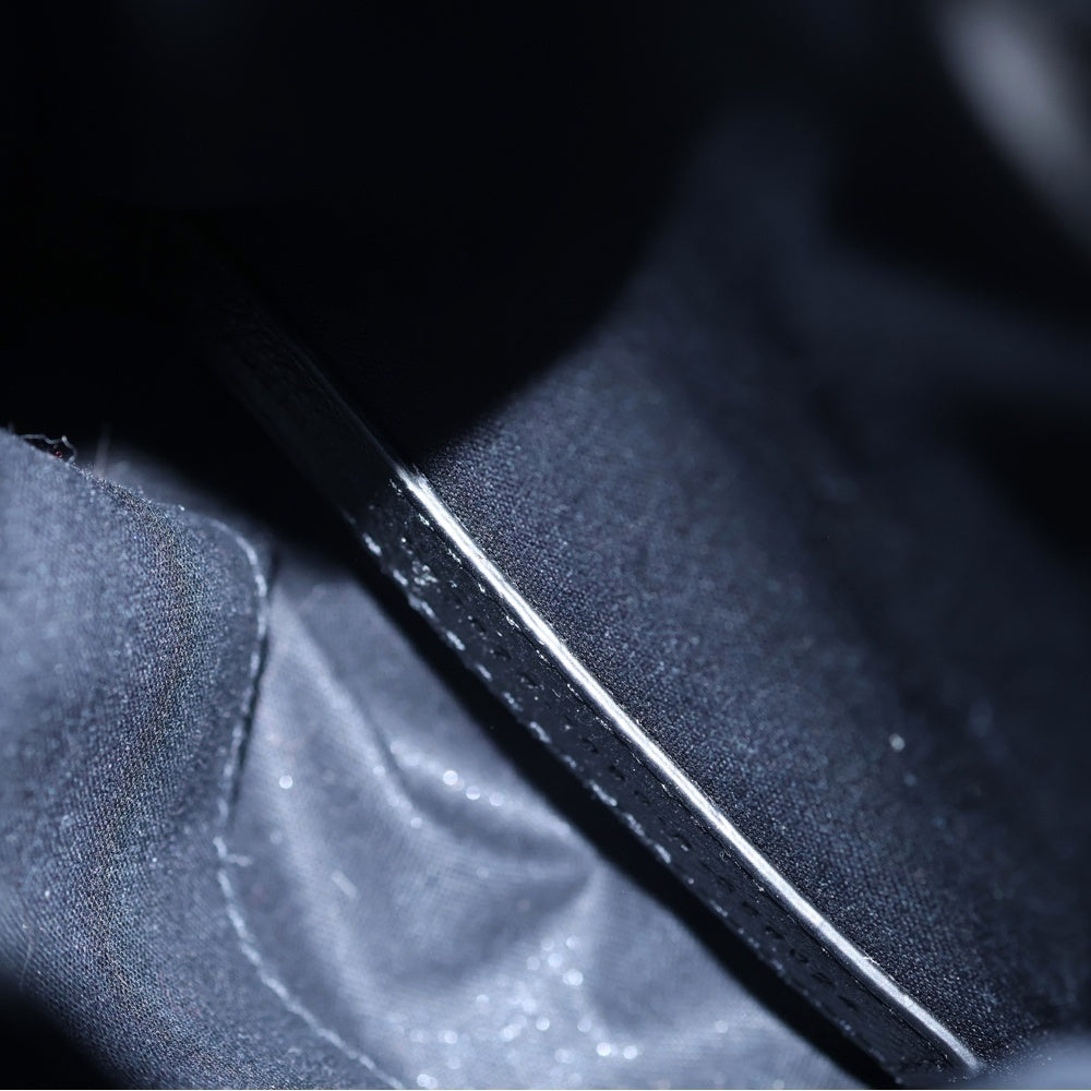 BALENCIAGA(バレンシアガ) ショッピング フォンホルダー ミニバッグ ブラック クロコ型押し 593826 シルバー金具 レディース