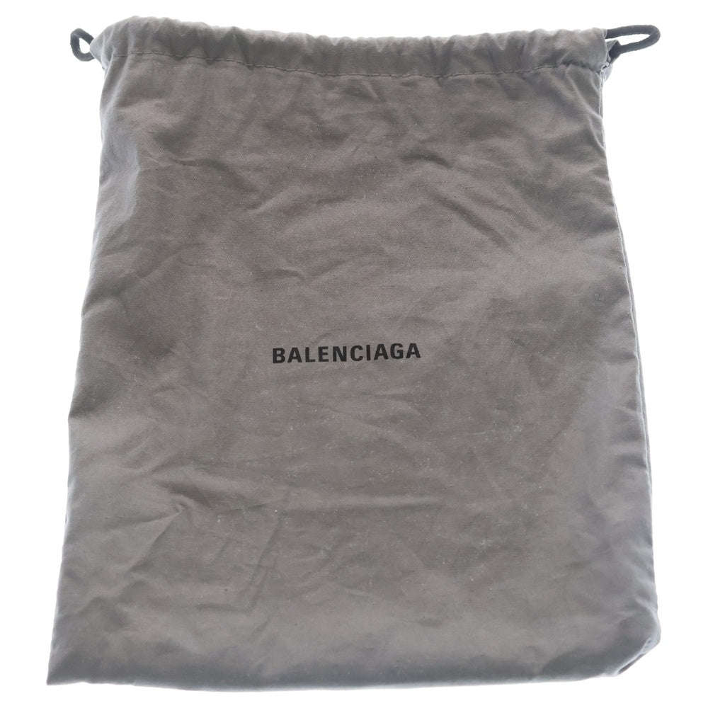 BALENCIAGA(バレンシアガ) ショッピング フォンホルダー ミニバッグ ブラック クロコ型押し 593826 シルバー金具 レディース