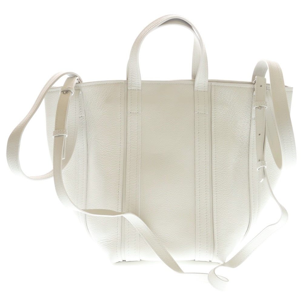 BALENCIAGA(バレンシアガ) エブリデイ スモール 2WAYバッグ トートバッグ ショルダーバッグ ハンドバッグ ホワイト レザー 672791 シルバー金具 レディース