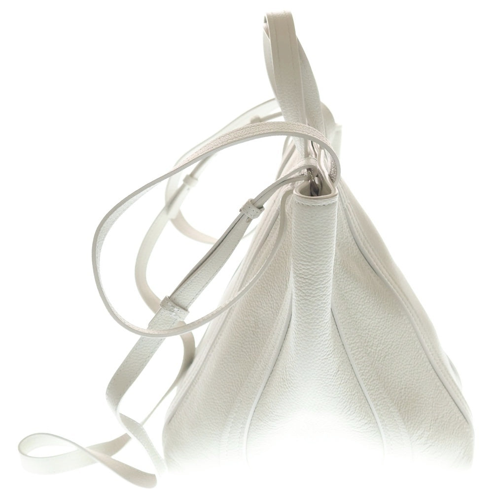 BALENCIAGA(バレンシアガ) エブリデイ スモール 2WAYバッグ トートバッグ ショルダーバッグ ハンドバッグ ホワイト レザー 672791 シルバー金具 レディース