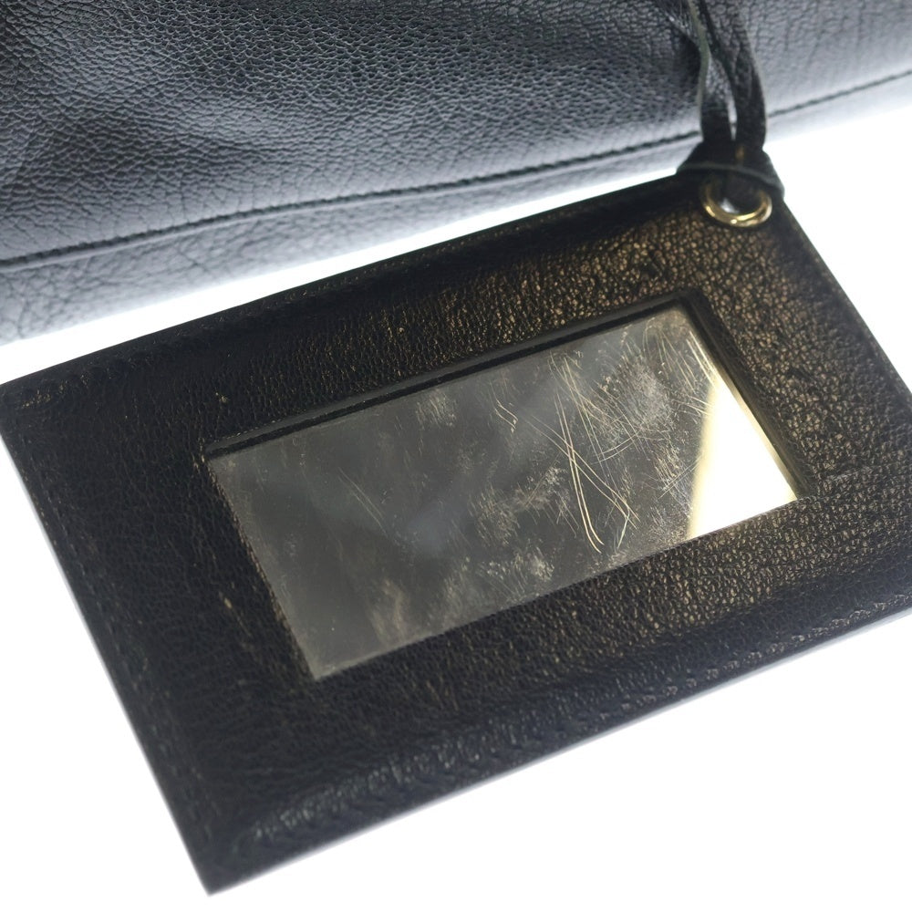 BALENCIAGA(バレンシアガ) ザシティ 2WAYショルダーバッグ ハンドバッグ ブラック レザー 115748 ゴールド金具 レディース