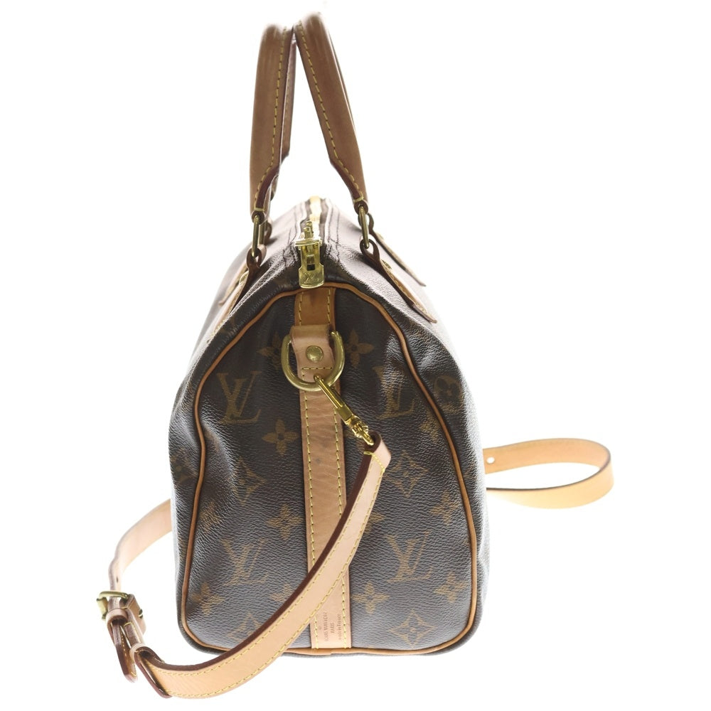 LOUIS VUITTON(ルイヴィトン) モノグラム スピーディバンドリエール25 2WAYバッグ ボストンバッグ ショルダーバッグ ハンドバッグ ブラウン レザー×PVC M41113 ゴールド金具 レディース