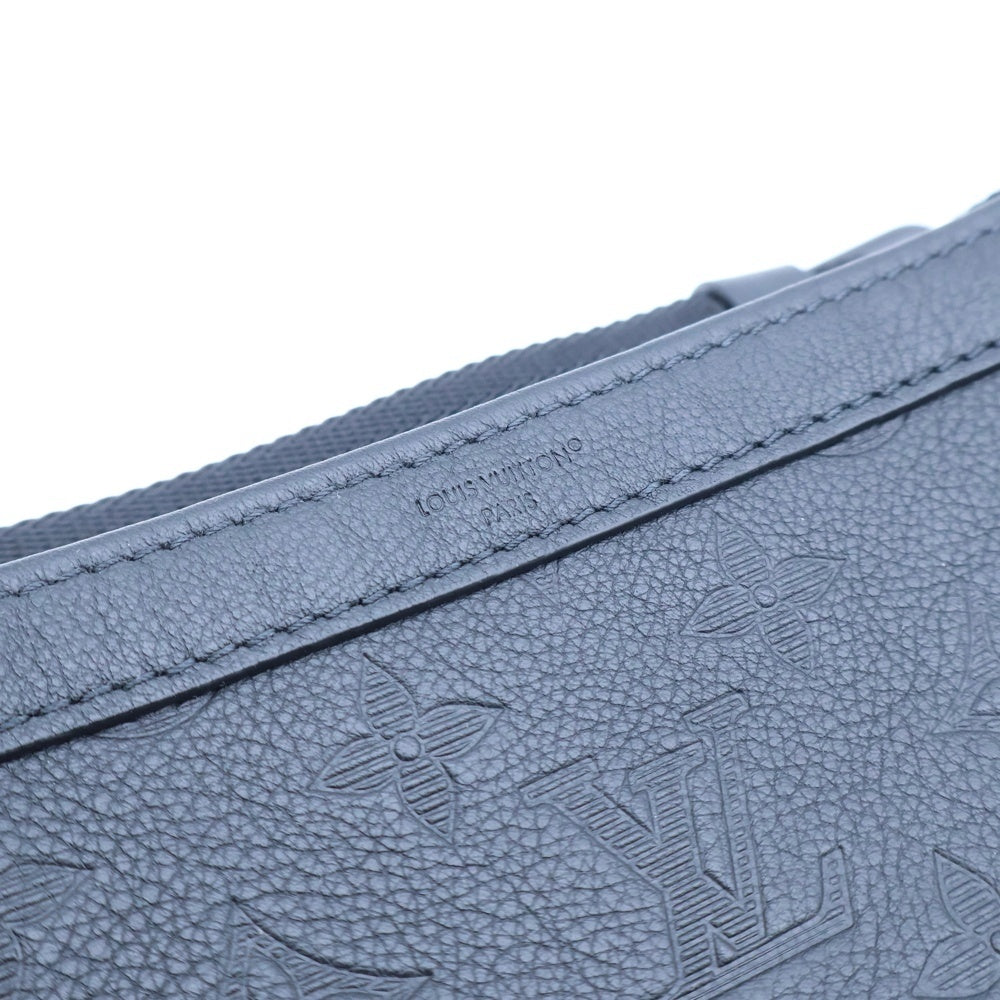 LOUIS VUITTON(ルイヴィトン) モノグラムシャドウ ガストン・ウエアラブルウォレット ショルダーバッグ ブラック レザー M81115 ブラック金具