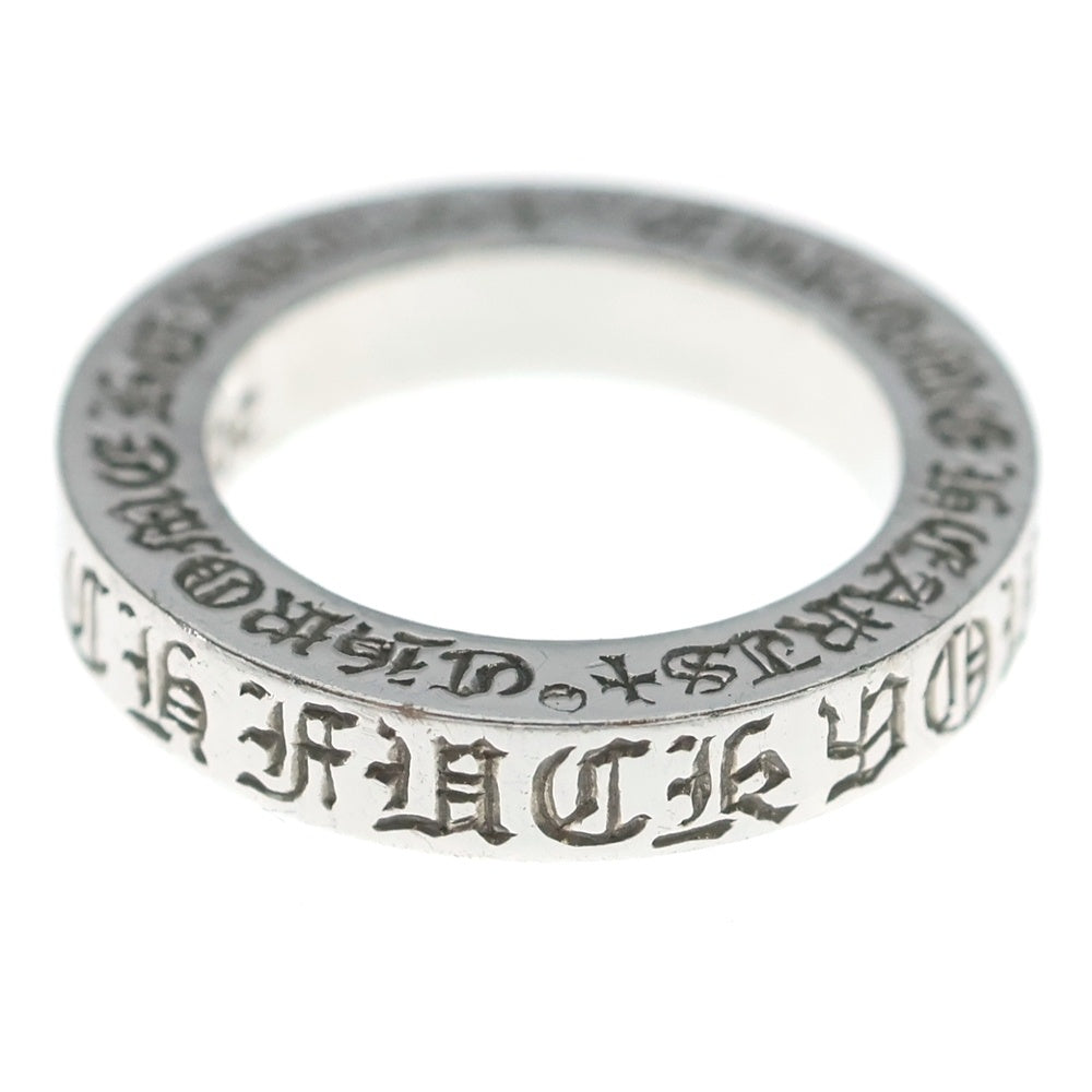 CHROME HEARTS(クロムハーツ) 18KWG 3mm SPACER FUCK YOU スペーサーファックユーリング ホワイトゴールド レディース