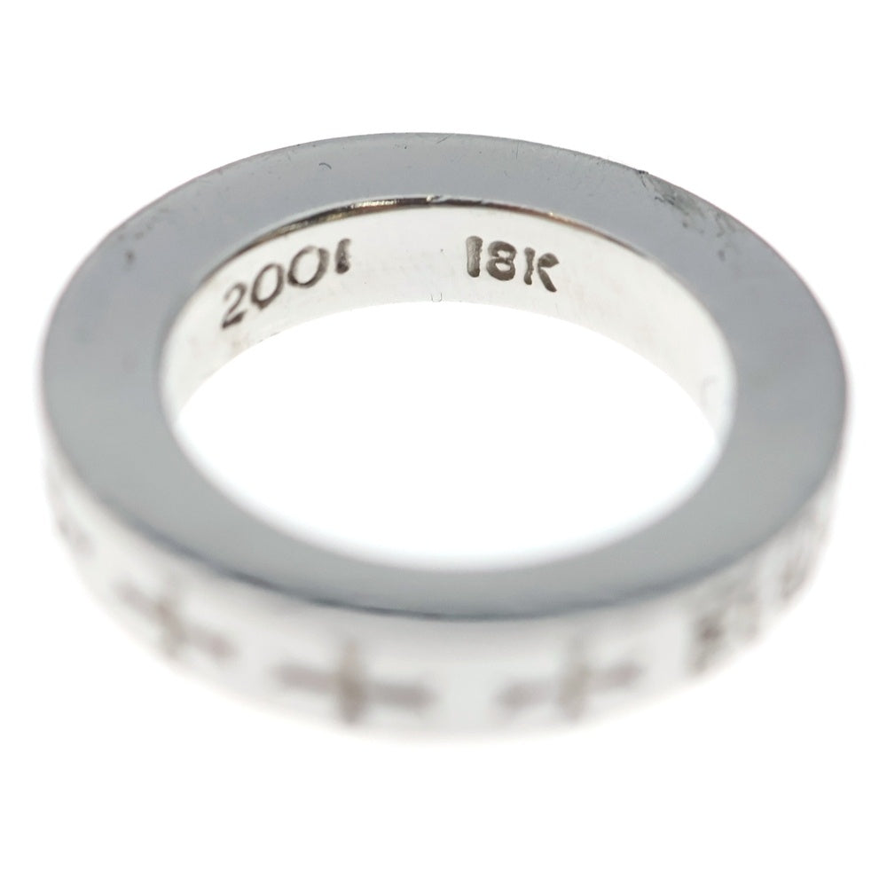 CHROME HEARTS(クロムハーツ) 18KWG 3mm SPACER FUCK YOU スペーサーファックユーリング ホワイトゴールド レディース