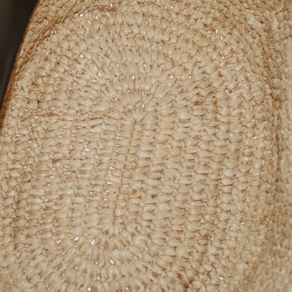 BALENCIAGA(バレンシアガ) パニエ トートバッグ ハンドバッグ カゴバッグ ベージュ×ブラック レザー 466499 ゴールド金具 レディース