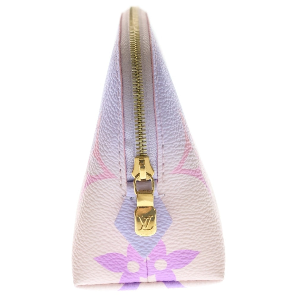 LOUIS VUITTON(ルイヴィトン) モノグラム ポシェット・コスメティック ポーチ ケース ピンク レザー M59944 ゴールド金具 レディース