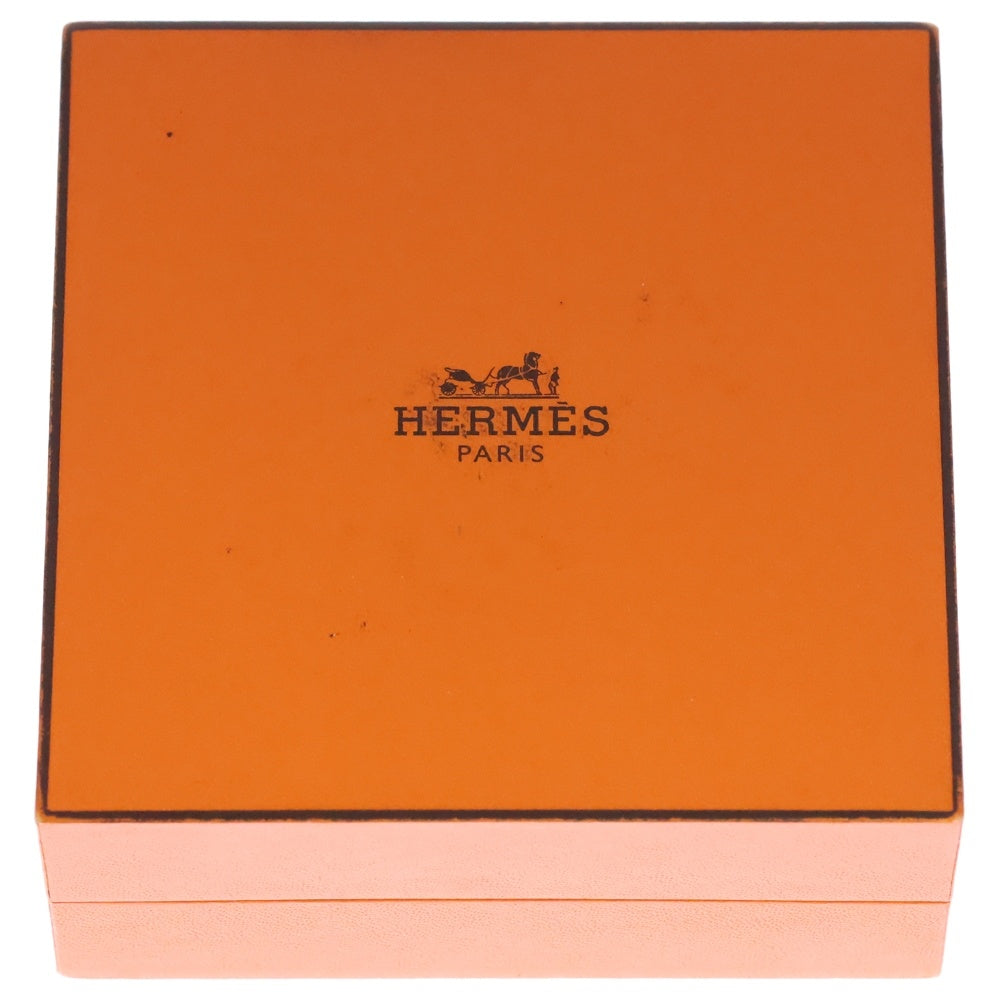 HERMES(エルメス) フィネス ブラックスピネル ピアス Au750 18K PG ピンクゴールド レディース