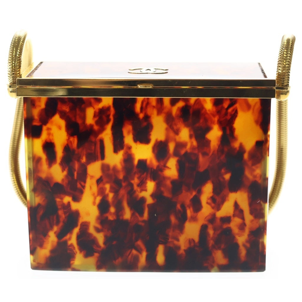 CHANEL(シャネル) ショルダーバッグ ミニショルダー ブラウン ゴールド金具 レディース