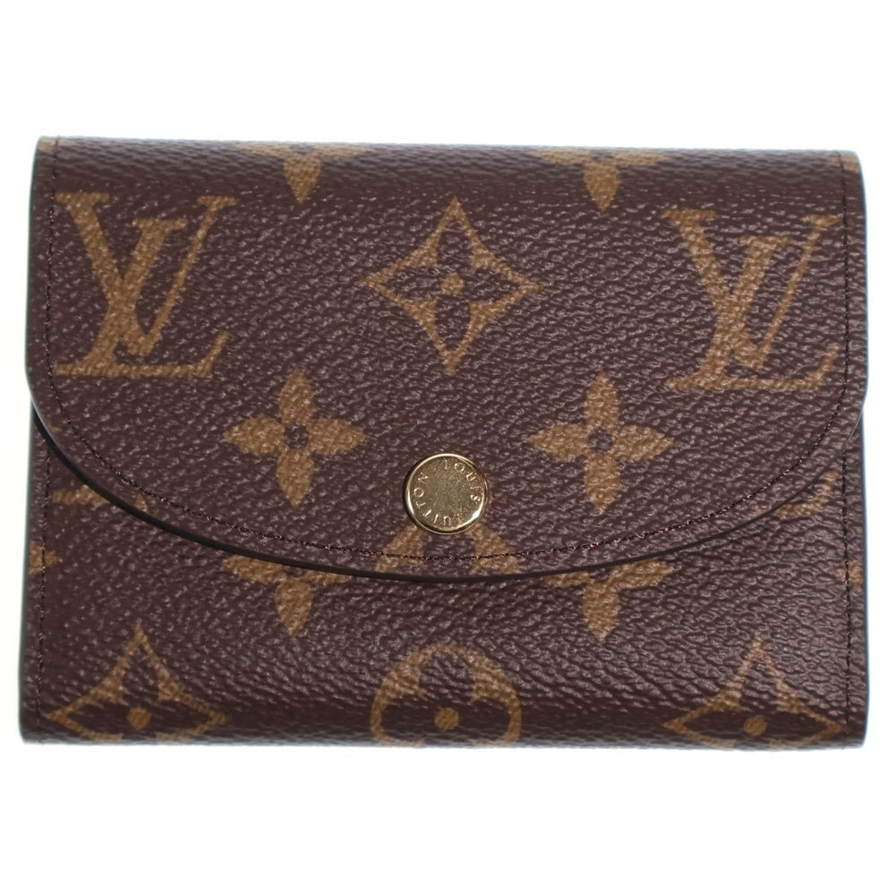 LOUIS VUITTON(ルイヴィトン) ポルトモネロザリ ローズバレリーヌ モノグラム PVC コインケース 財布 ゴールド金具 ブラウン M62361 レディース