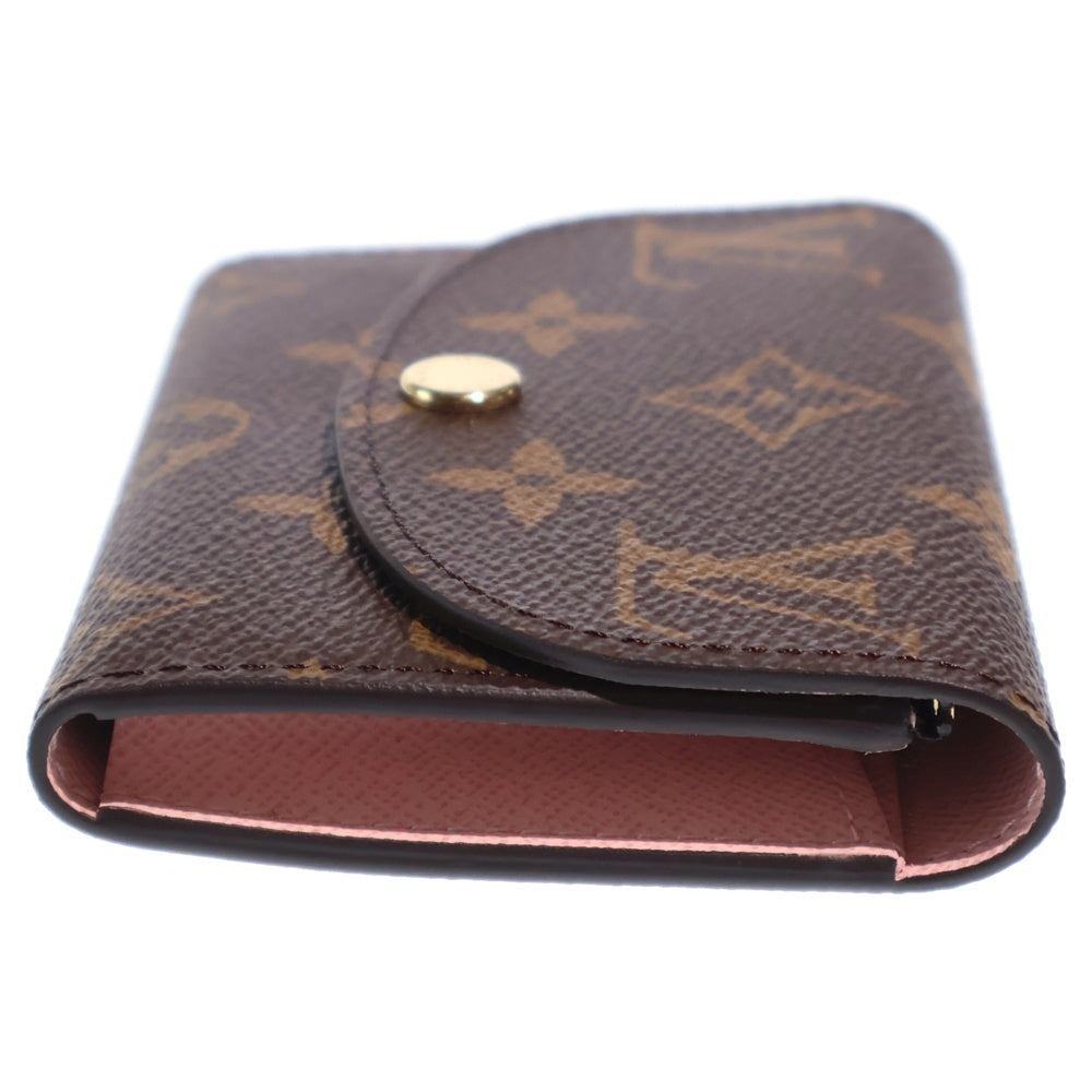LOUIS VUITTON(ルイヴィトン) ポルトモネロザリ ローズバレリーヌ モノグラム PVC コインケース 財布 ゴールド金具 ブラウン M62361 レディース