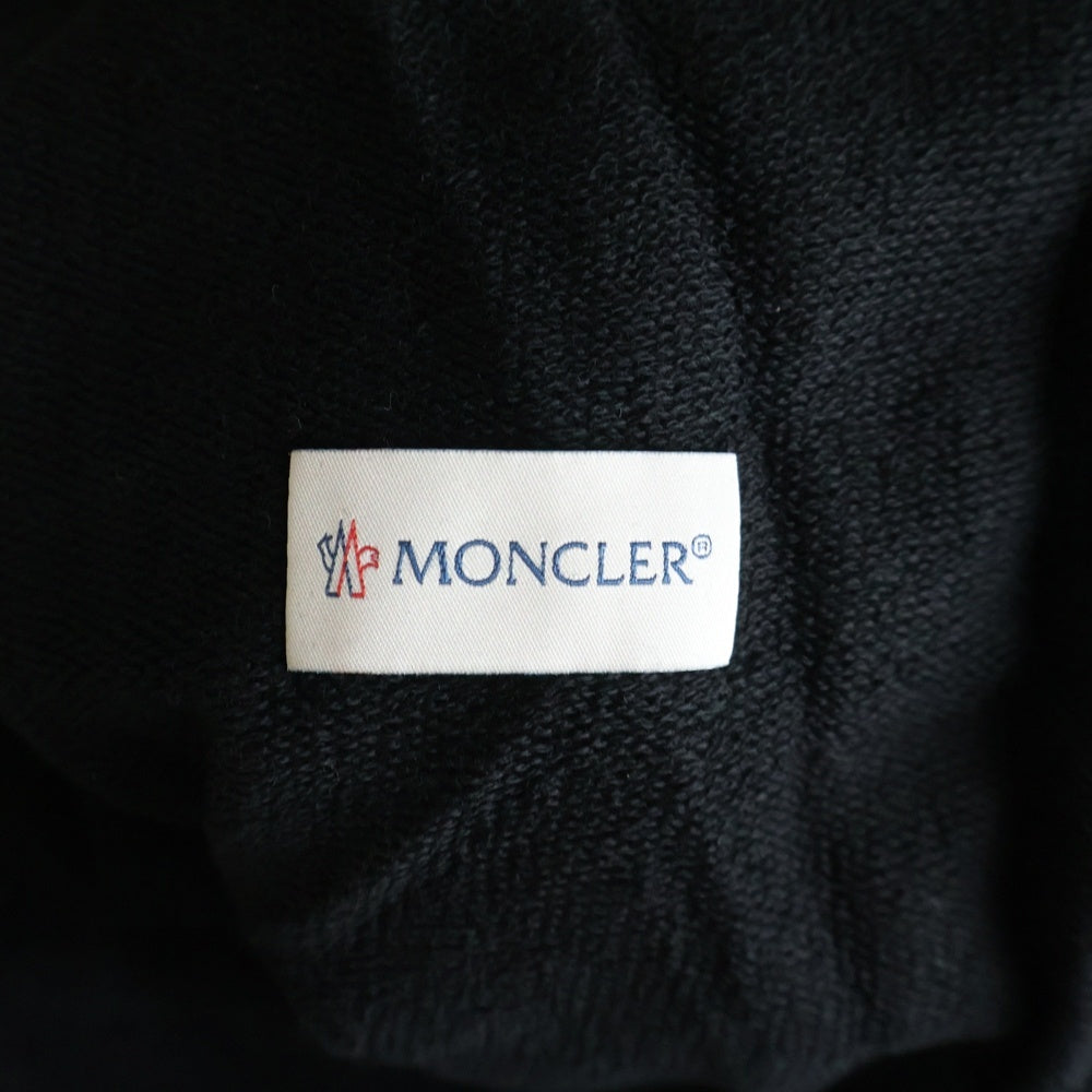 MONCLER(モンクレール) 22SS サイドライン ロゴプリント スウェット トラックパンツ ブラック H10918H00005 809KR