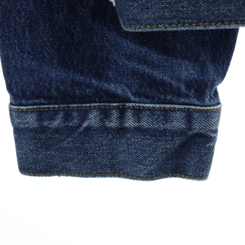 DENIM TEARS(デニムティアーズ) 25AW Cotton Wreath Denim Jacket フラワープリント デニム トラッカージャケット インディゴ FW25ODJ319