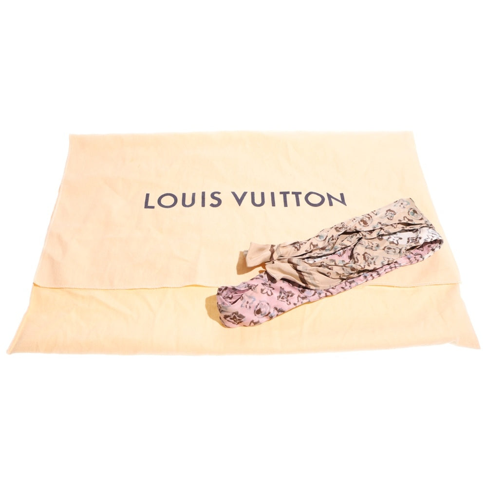 LOUIS VUITTON(ルイヴィトン) トートW ヴェルール ヴォーカシミール スカーフ ハンドバッグ グレージュ レザー パイソン TR2145 シルバー金具 レディース