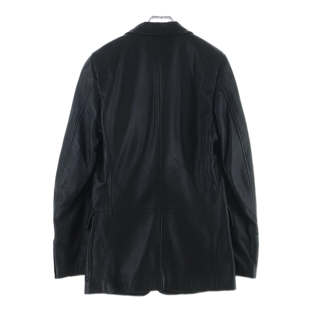 GUCCI(グッチ) レザージャケット ブラック キュプラ 46