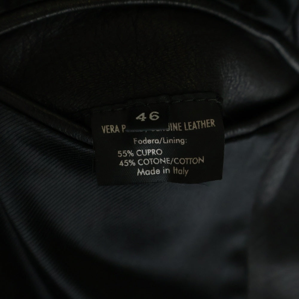 GUCCI(グッチ) レザージャケット ブラック キュプラ 46