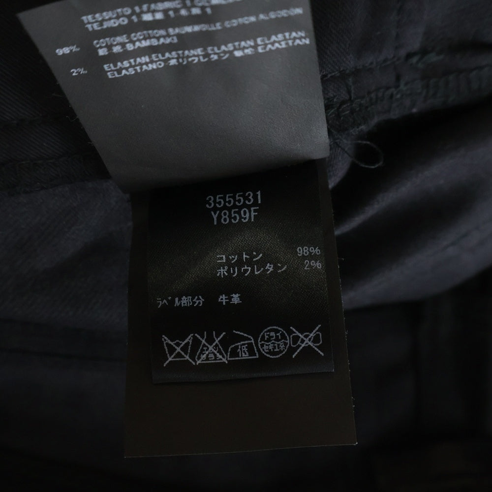 SAINT LAURENT PARIS(サンローランパリ) コットンパンツ ブラック M 355131