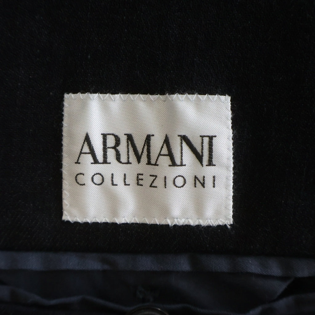 ARMANI COLLEZIONI(アルマーニ コレツィオーニ) デニムテーラードジャケット ブラック コットン 170/84A MCG44S MCS18