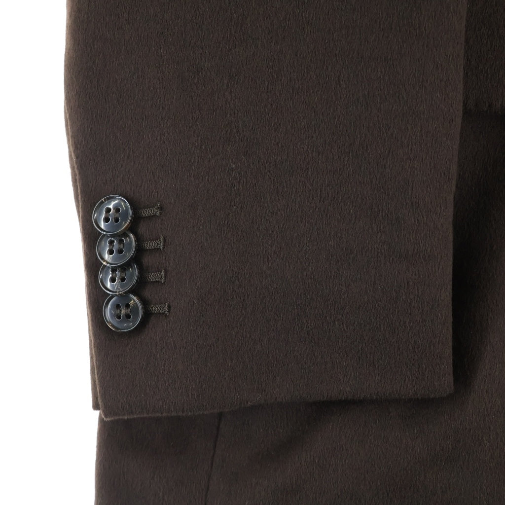 Ermenegildo Zegna(エルメネジルドゼニア) アンゴラウール テーラードジャケット ブラウン 48